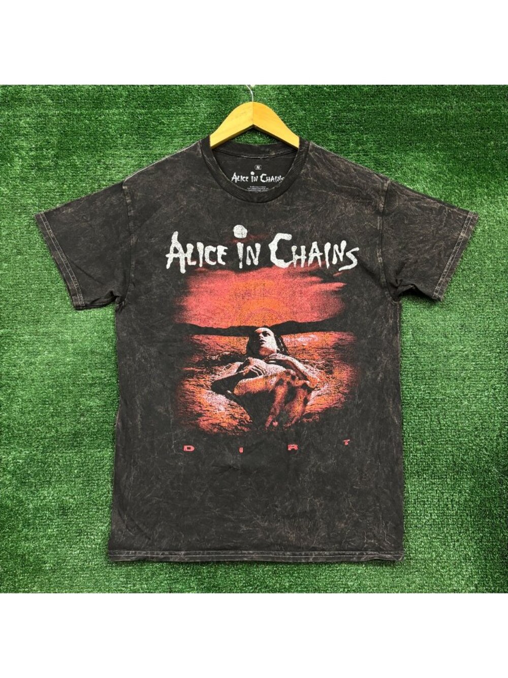 Alice In Chains Dirt Est 1987 Rock Band Mineral Wash T-Shirt Size Medium